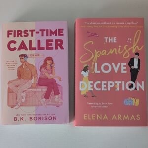 Bundle Of 2 Contemporary Romance Pink Paperbacks 📚